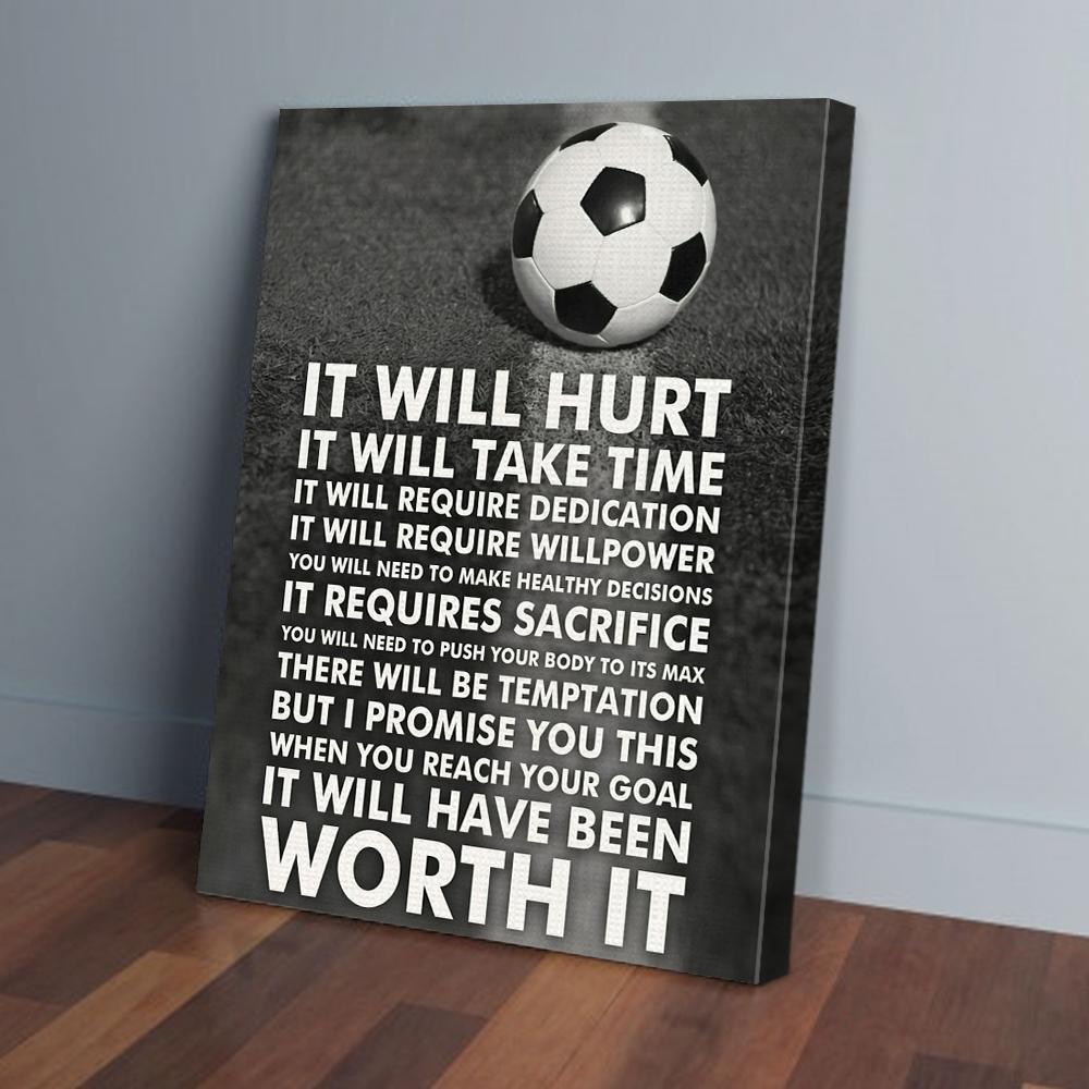 soccer canvas prints wall art decor 6509