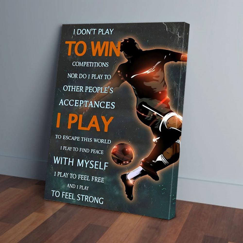 soccer canvas prints wall art decor 6603