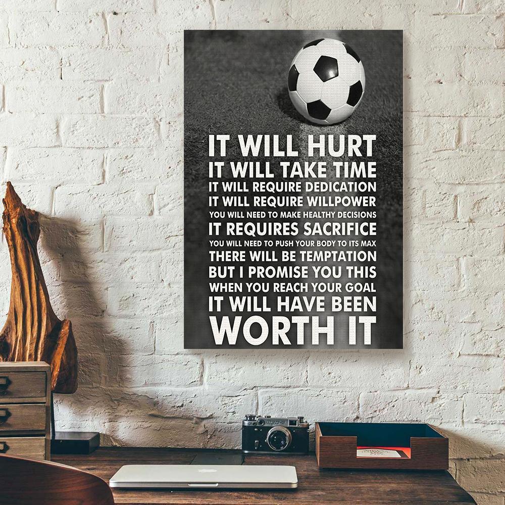 soccer canvas prints wall art decor 8562
