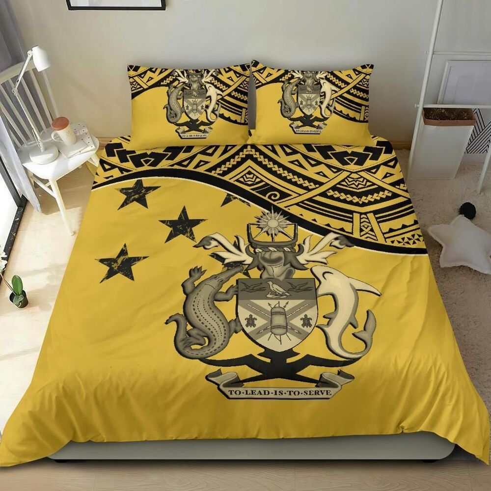 Solomon Island Yellow And Black Bedding Set Bedroom Decor solomon island yellow and black bedding set bedroom decor 5585