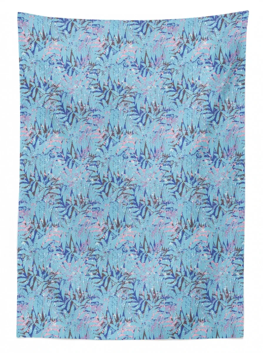 splashes on leaves 3d printed tablecloth table decor 7184