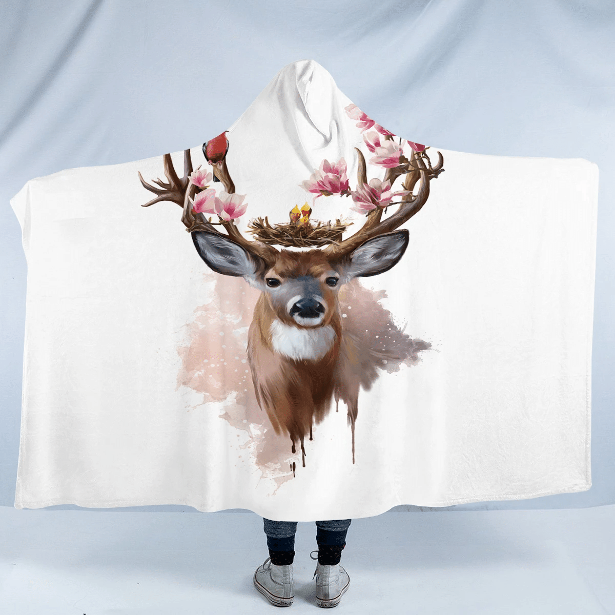 Spring Antler SW2425 Hooded Blanket Cloak Blanket spring antler sw2425 hooded blanket cloak blanket 7915