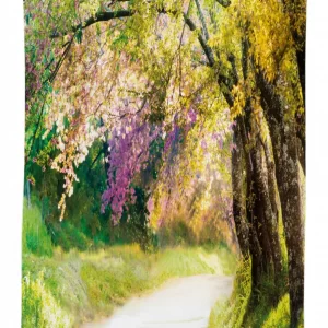spring park walkway 3d printed tablecloth table decor 1663