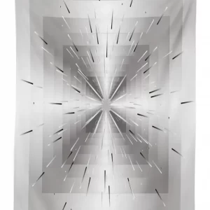 squares and lines design 3d printed tablecloth table decor 1739