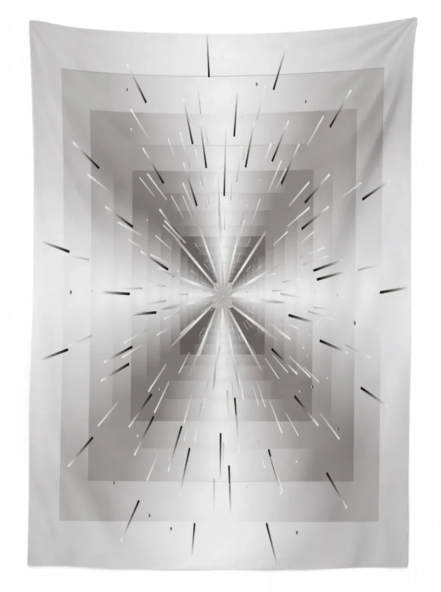 squares and lines design 3d printed tablecloth table decor 1739