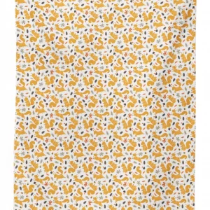 Squirrel Mushroom Acorn 3D Printed Tablecloth Table Decor 1 squirrel mushroom acorn 3d printed tablecloth table decor 7285