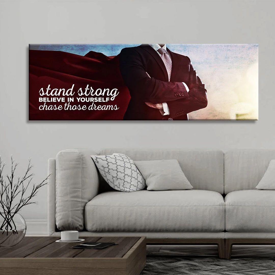 Stand Strong Motivational Positive Canvas Print - Wall Art Decor stand strong motivational positive canvas print wall art decor 5999