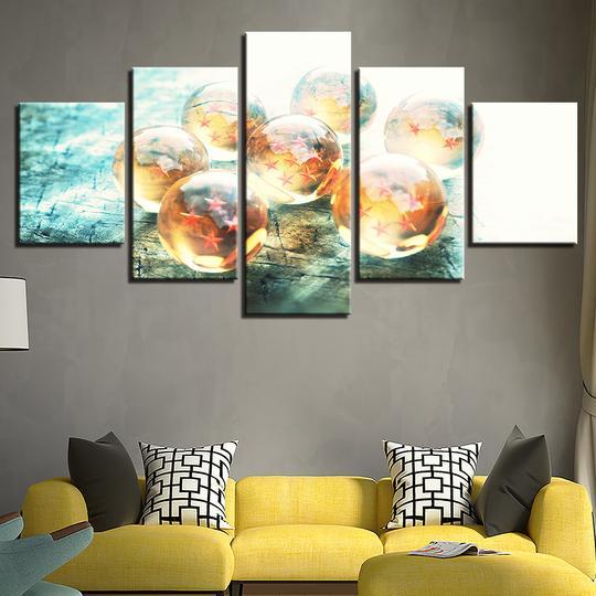 stars in marbles abstract 5 panel canvas art wall decor 1220