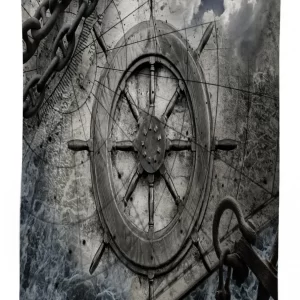 Steering Wheel Grunge 3D Printed Tablecloth Table Decor 1 steering wheel grunge 3d printed tablecloth table decor 6759