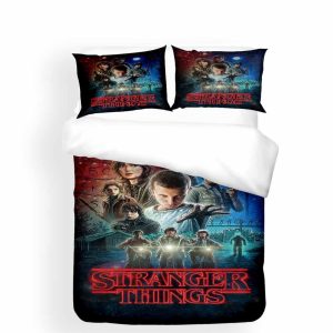 stranger things best marvel movie theme duvet cover bedding set bedroom decor 1277