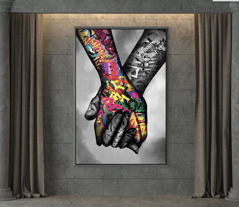 Stronger Together Motivational Positive Canvas Print - Wall Art Decor stronger together motivational positive canvas print wall art decor 5536