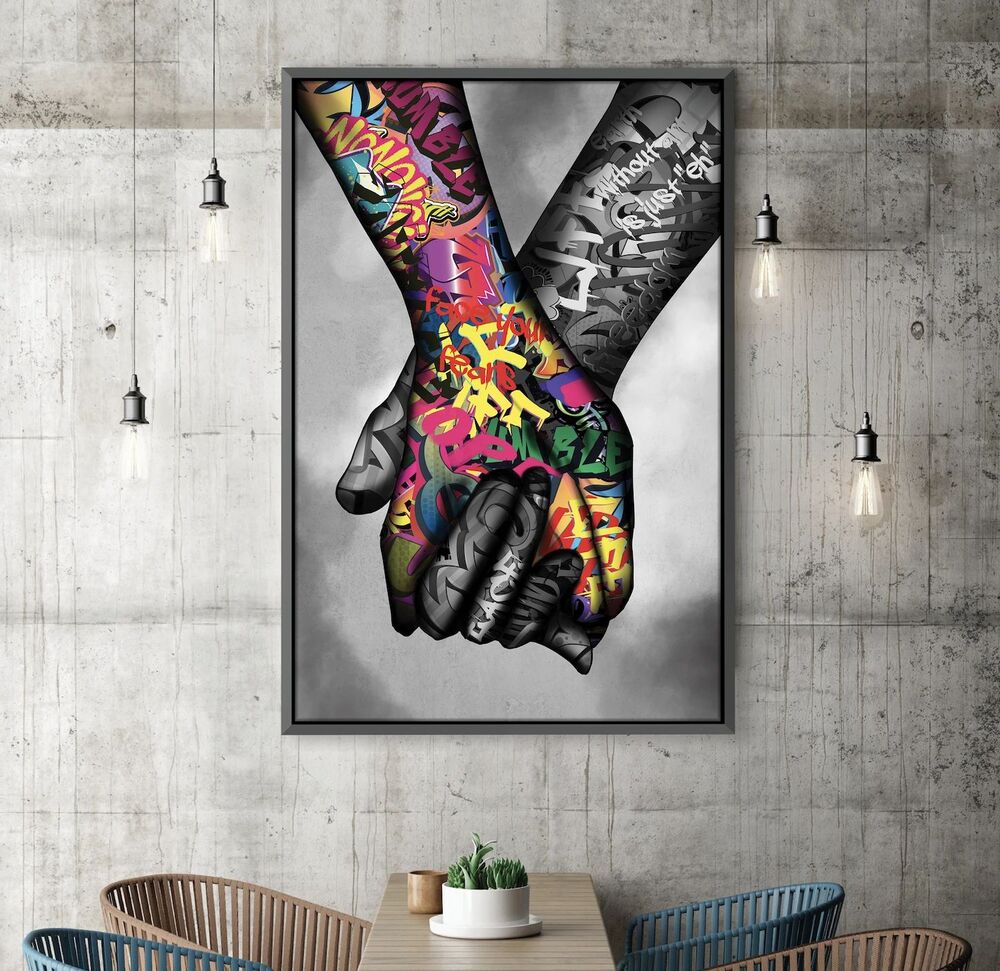 Stronger Together Motivational Positive Canvas Print - Wall Art Decor stronger together motivational positive canvas print wall art decor 7541