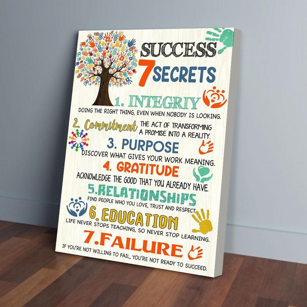 Success 7 Secrets Social Worker Canvas Prints - Wall Art Decor success 7 secrets social worker canvas prints wall art decor 4536