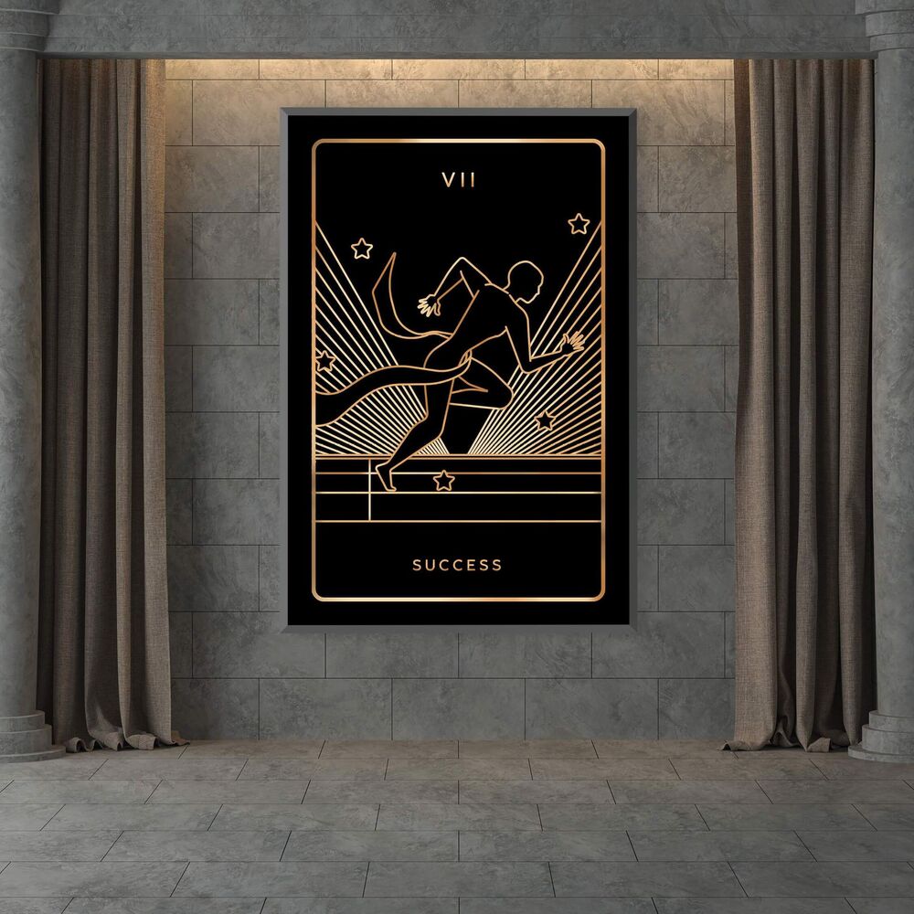 Success Tarot Card Motivational Positive Canvas Print - Wall Art Decor success tarot card motivational positive canvas print wall art decor 4311
