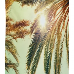 sunbeams tree retro 3d printed tablecloth table decor 3634