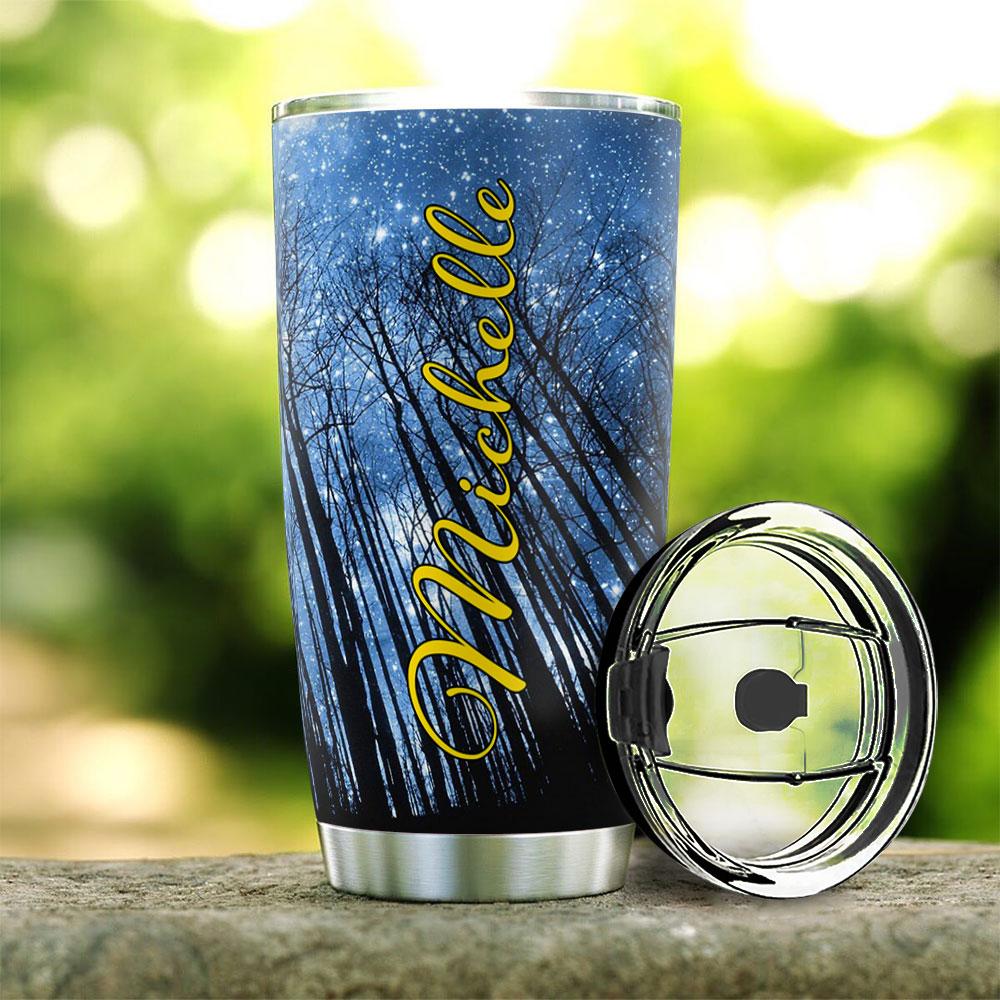 Sunflower Owl Personalized Stainless Steel Tumbler sunflower owl personalized stainless steel tumbler 1847