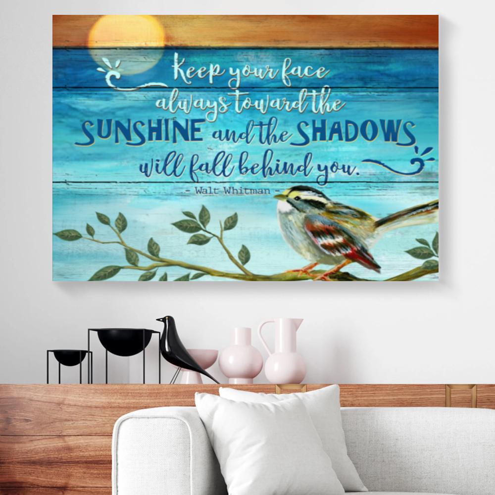 sunshine bird canvas prints wall art decor 7865
