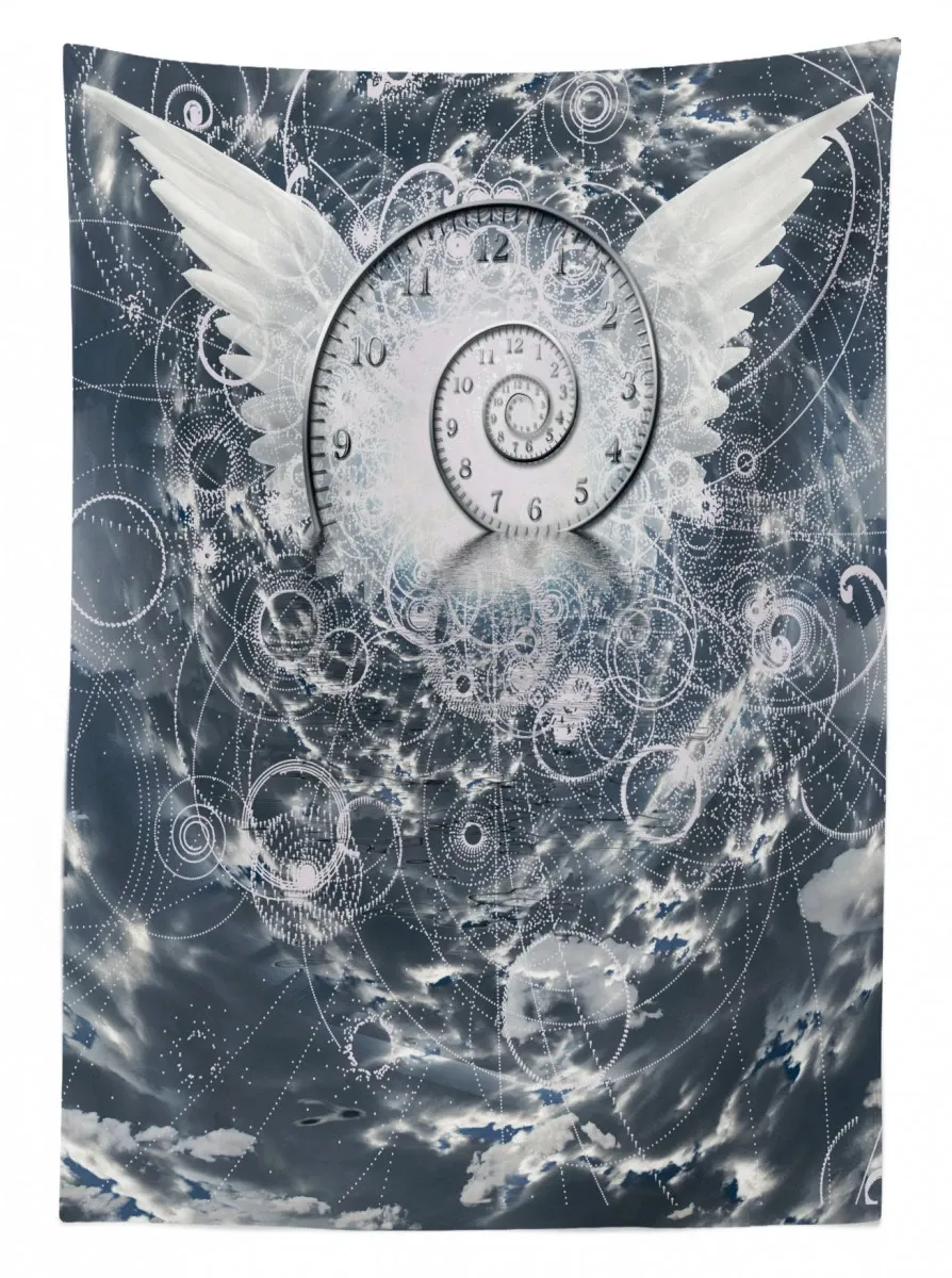 Surreal Cloud Paint 3D Printed Tablecloth Table Decor surreal cloud paint 3d printed tablecloth table decor 8276