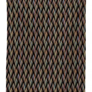 swirled stripes modern art 3d printed tablecloth table decor 2321