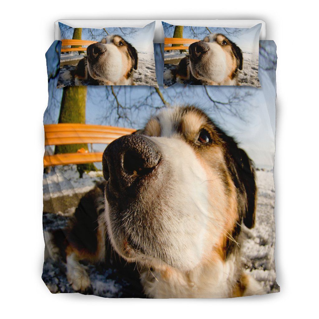 swiss bernese funny face bedding set bedroom decor 3393