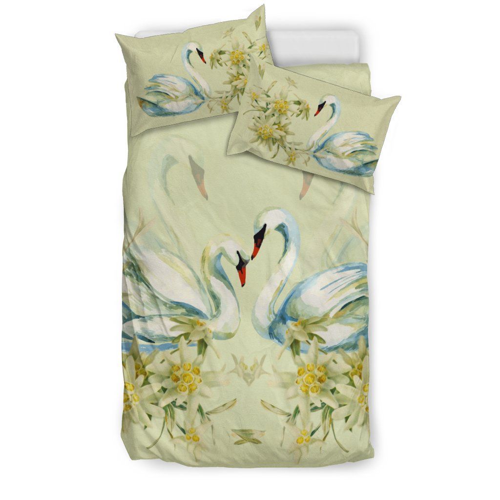 switzerland swan the spirit bedding set bedroom decor 3854