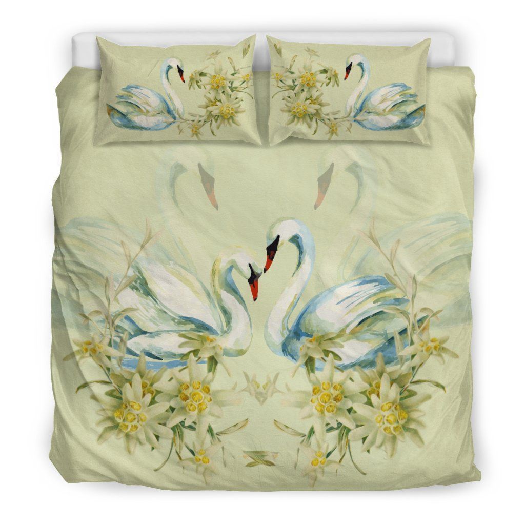 switzerland swan the spirit bedding set bedroom decor 7737