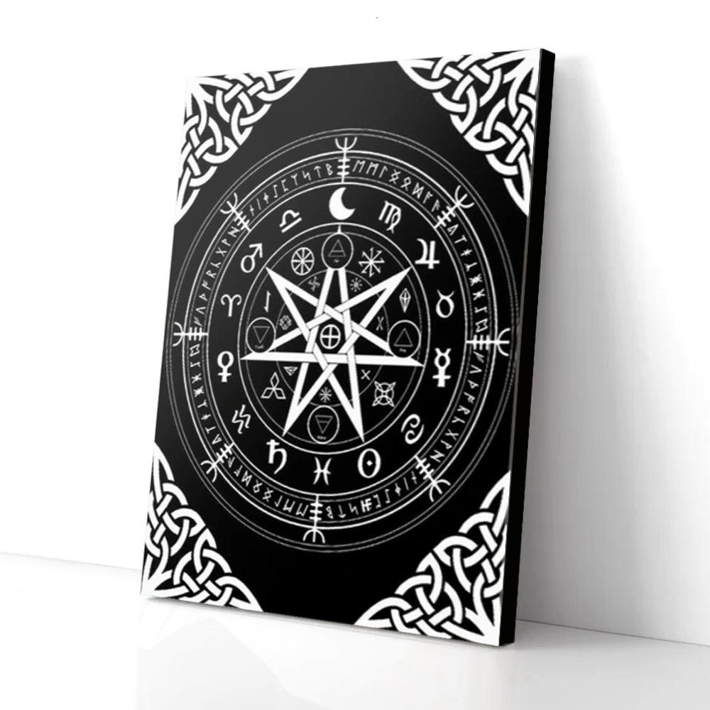Symbol Of Protection Witch Wicca Canvas Prints - Wall Art Decor symbol of protection witch wicca canvas prints wall art decor 2407