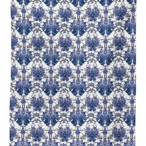 symmetrical oriental nature 3d printed tablecloth table decor 7649