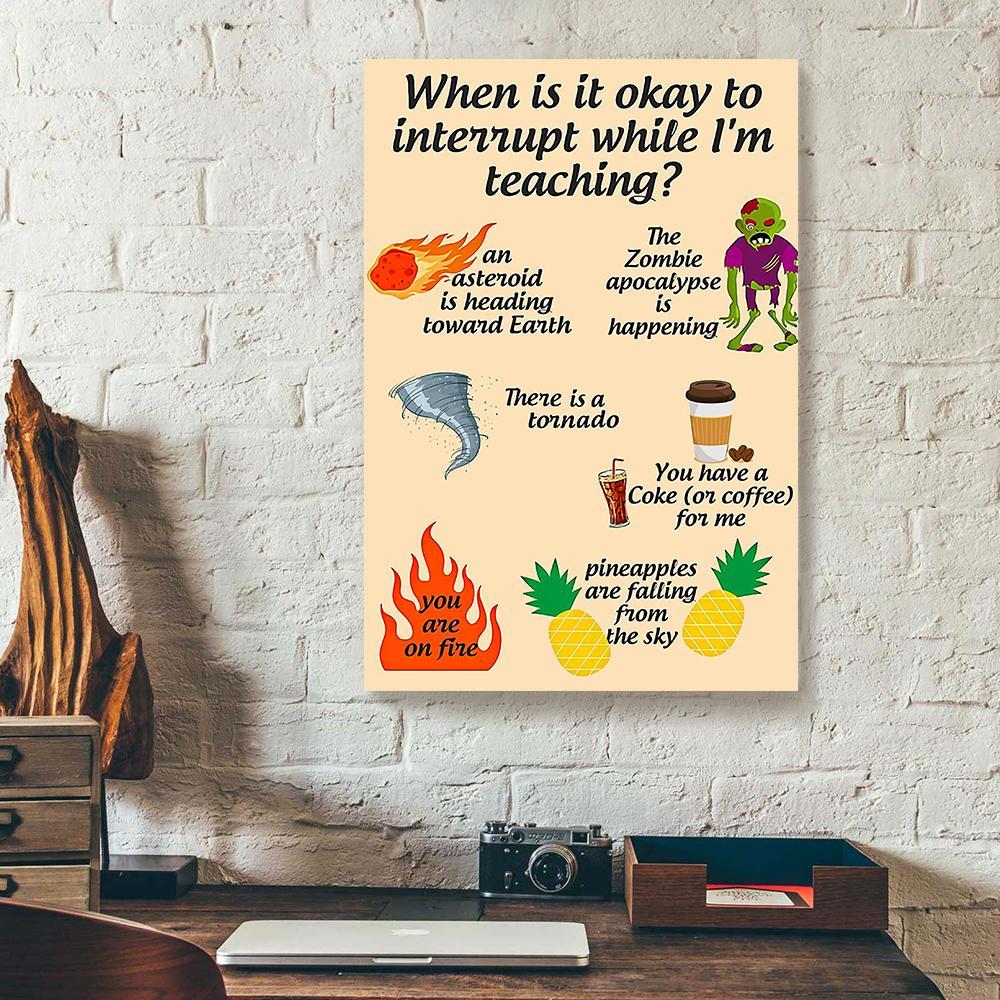 teacher canvas prints wall art decor 5498