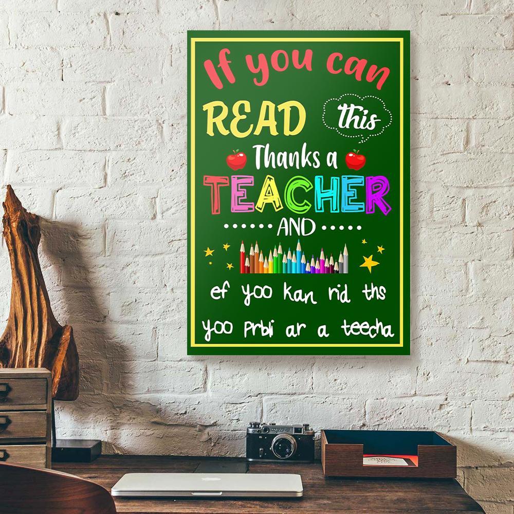 Teacher Canvas Prints - Wall Art Decor teacher canvas prints wall art decor 8351