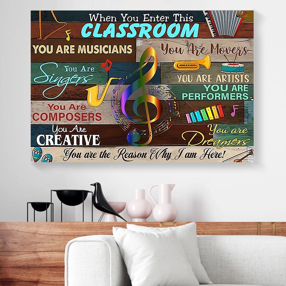teacher classroom canvas prints wall art decor 5980