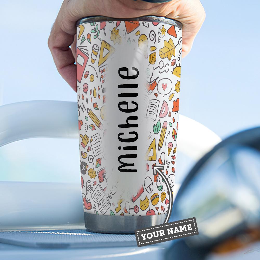 teacher i survived teaching during a pandemic 2021 teacher tumbler teacher gift stainless steel tumbler 5033