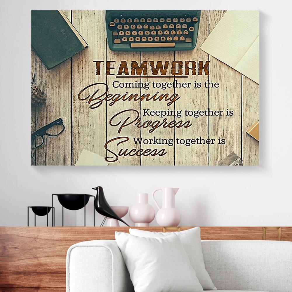 Teamwork Business Canvas Prints Wall Art Decor Teehall Live
