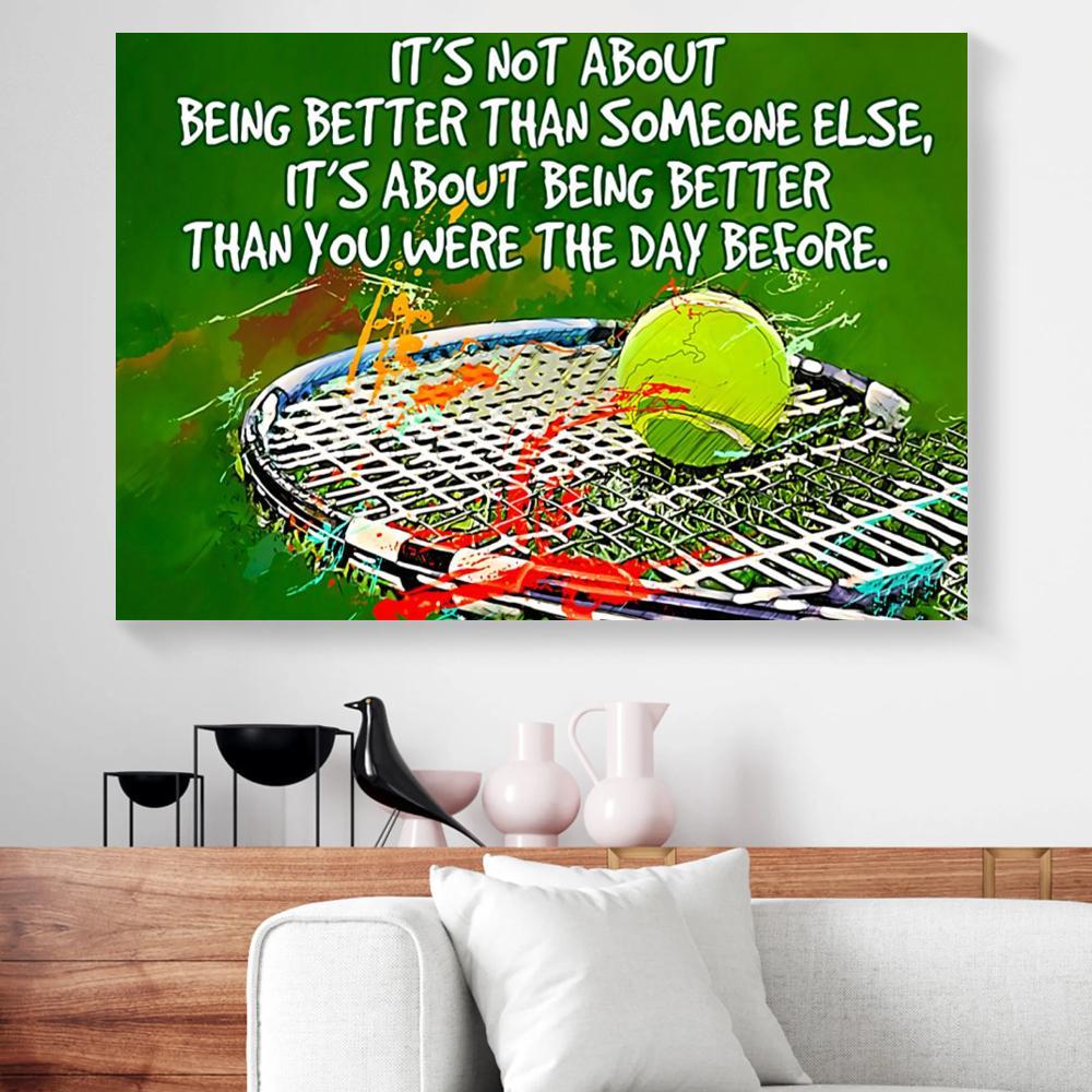 tennis canvas prints wall art decor 2843