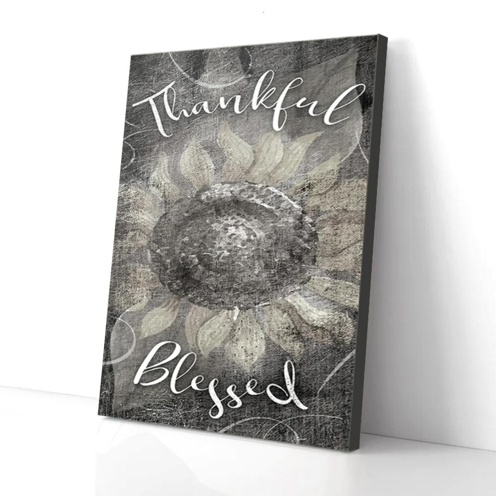 thankful blessed canvas prints wall art decor 4903