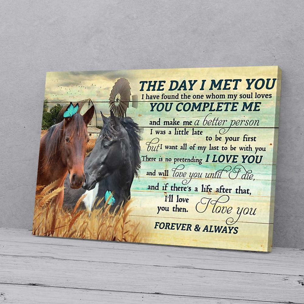 the day i met you i have found my soul tennessee canvas prints wall art decor 3698