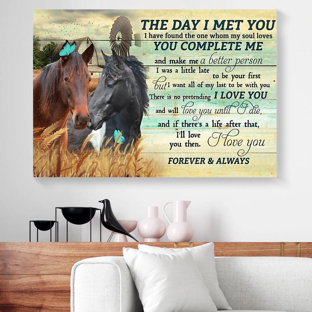the day i met you i have found my soul tennessee canvas prints wall art decor 3975