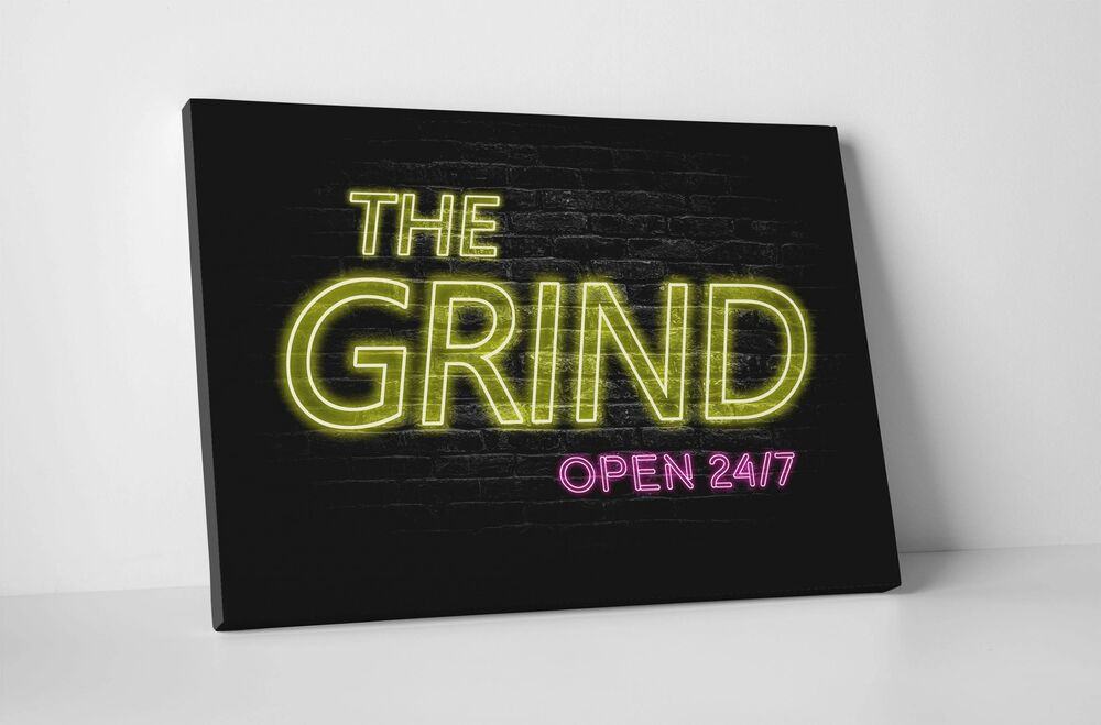 The Grind Motivational Positive Canvas Print - Wall Art Decor the grind motivational positive canvas print wall art decor 2046 scaled