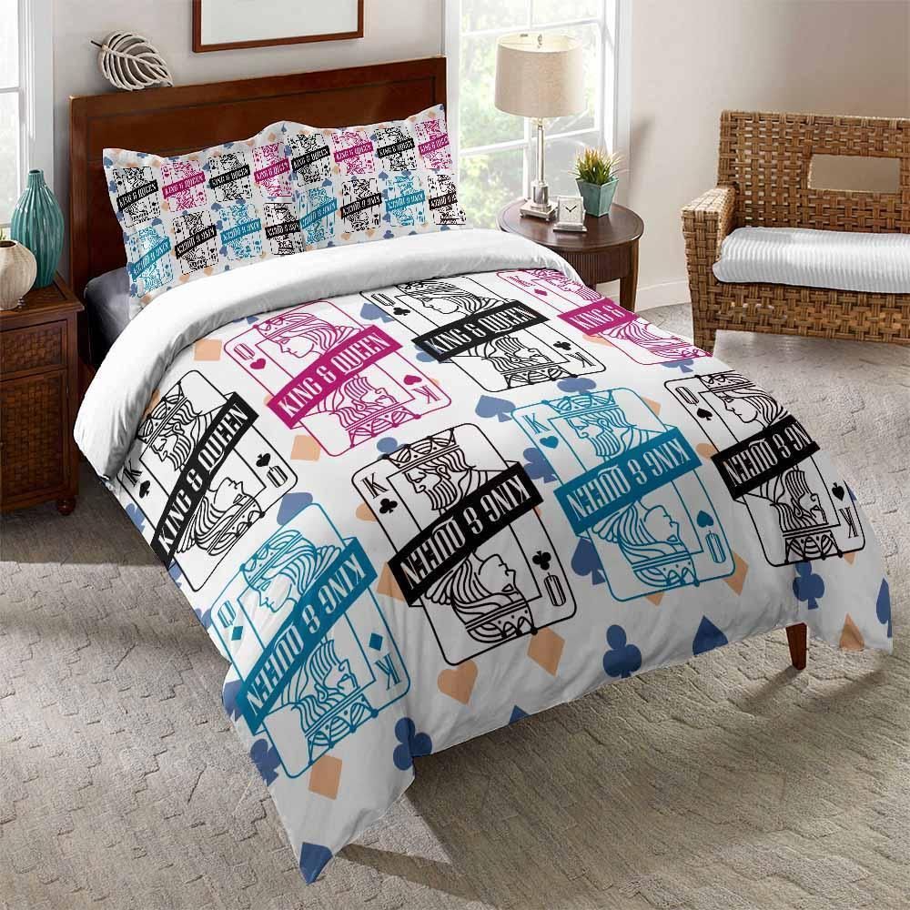 the meaning of each card printed bedding set bedroom decor 2050