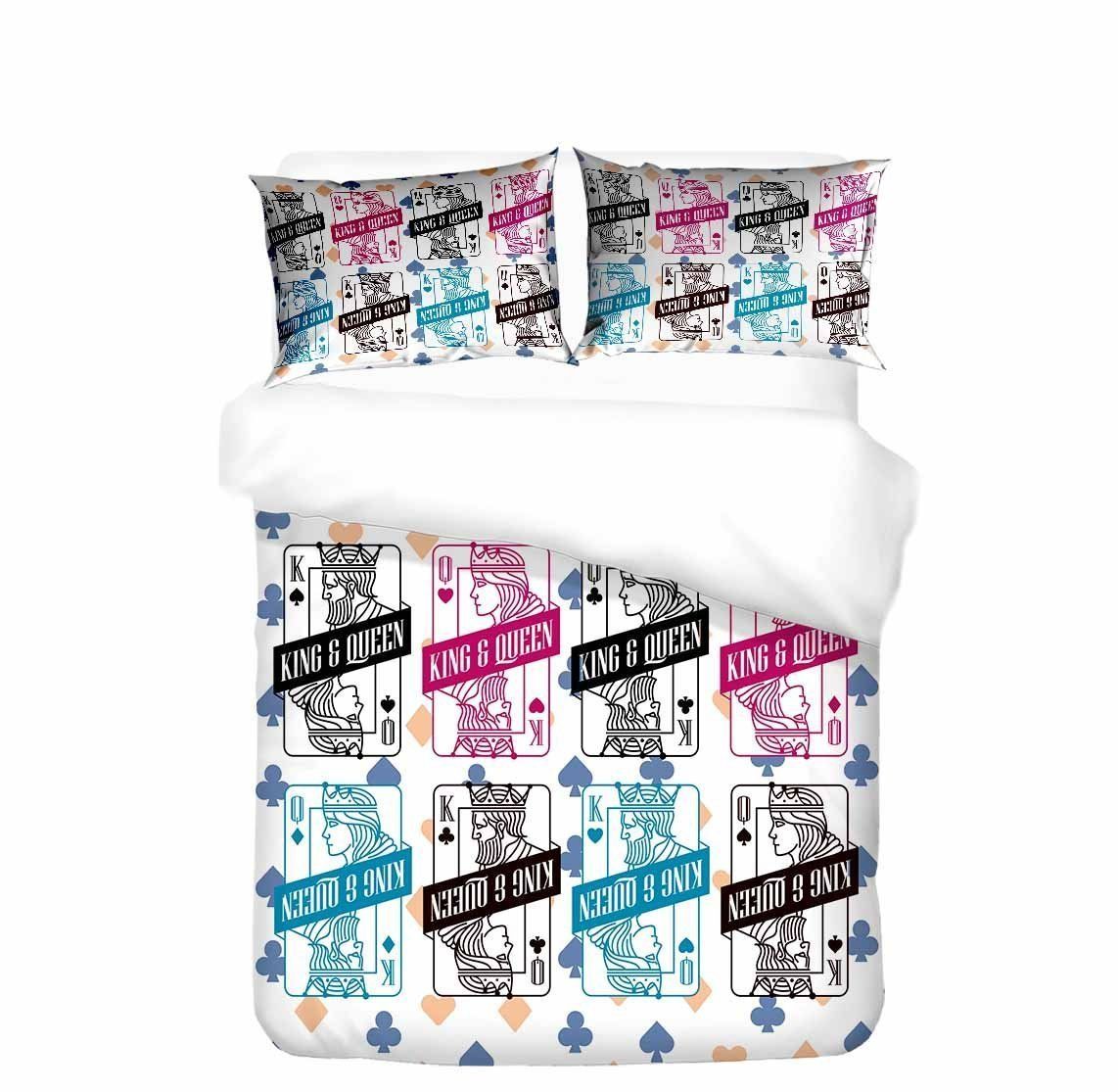 the meaning of each card printed bedding set bedroom decor 4622