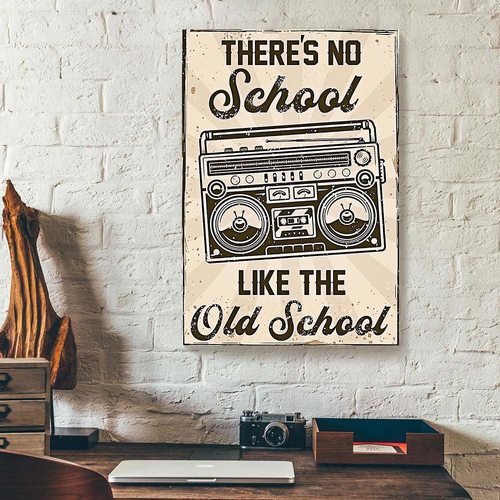 the old school dj canvas prints wall art decor 7393
