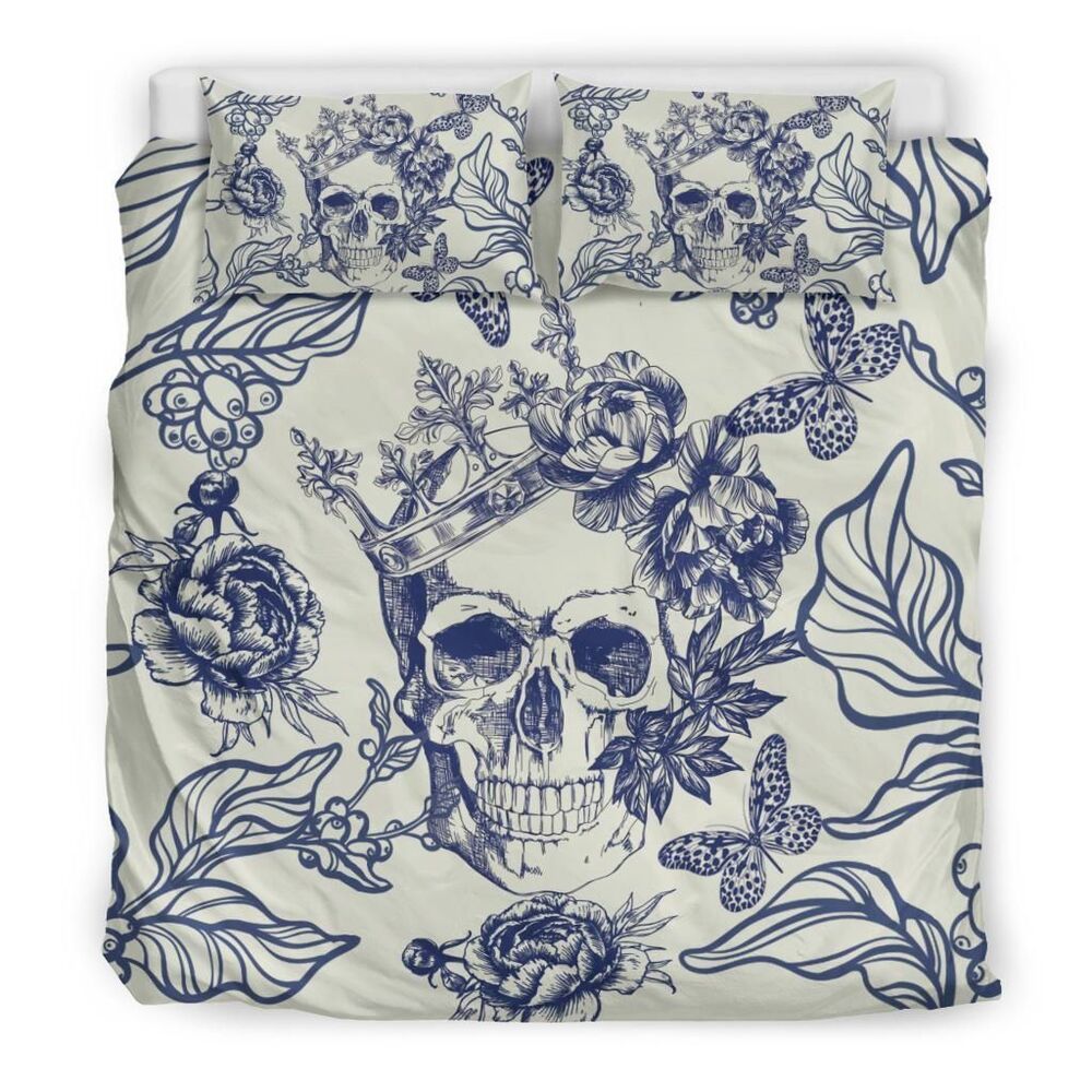 The Skull Kind Autumn Butterfly Bedding Set Bedroom Decor the skull kind autumn butterfly bedding set bedroom decor 7008