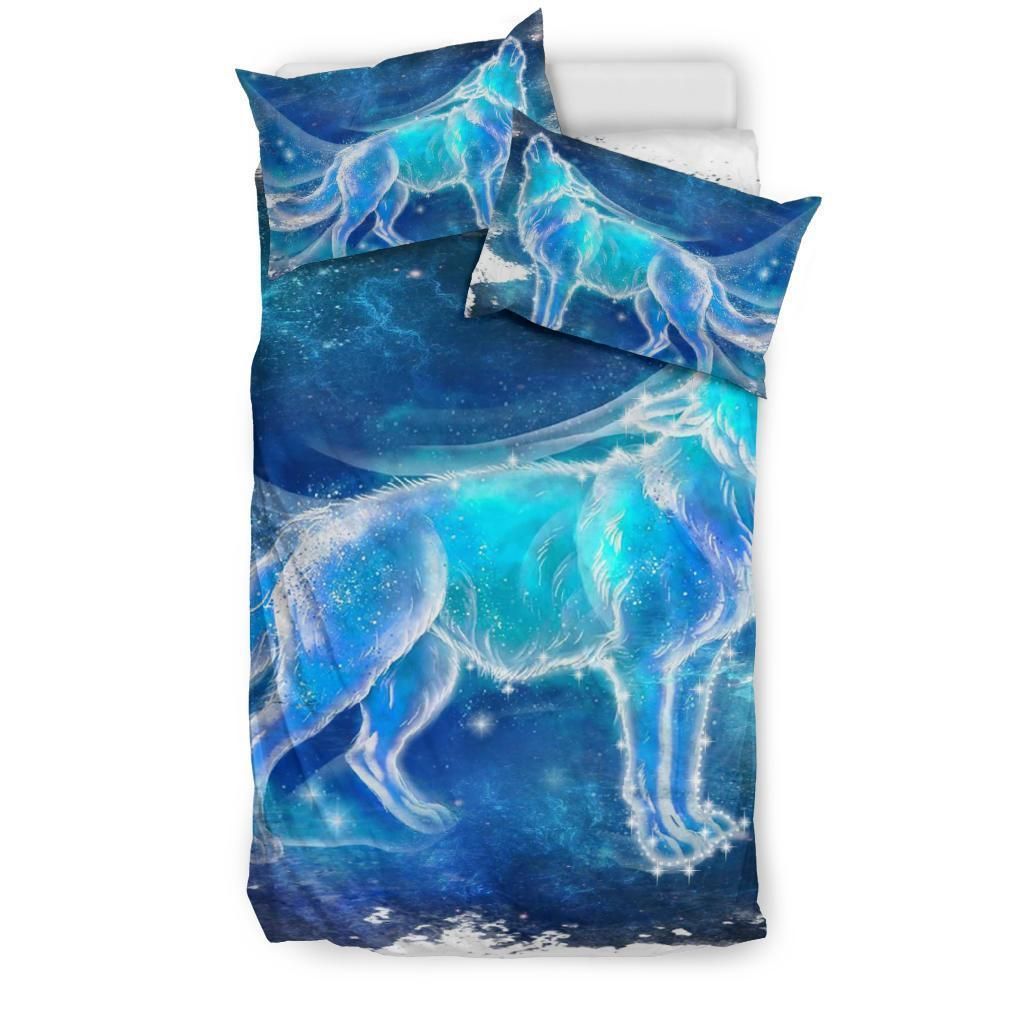the spirit howling wolf bedding set bedroom decor 1591