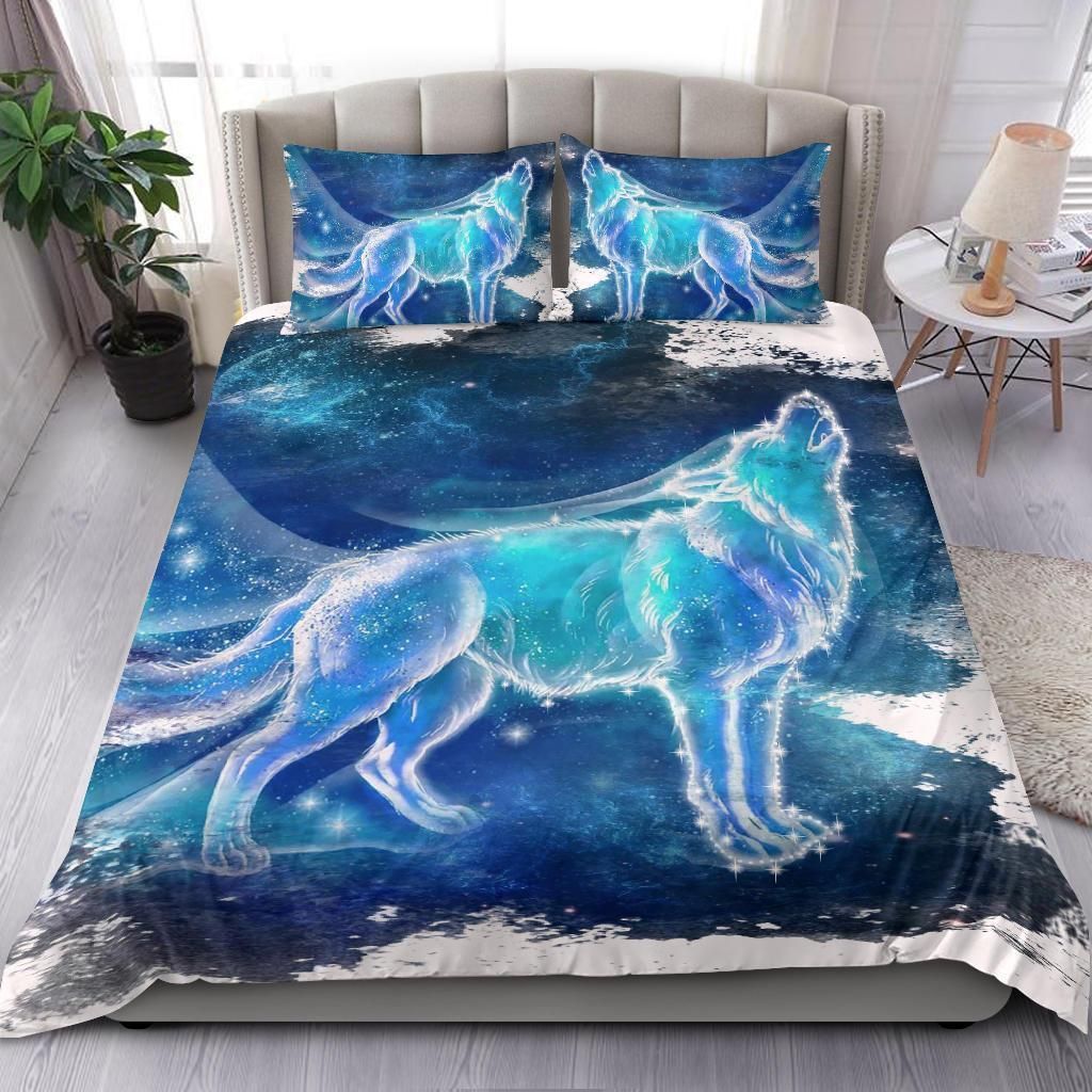 the spirit howling wolf bedding set bedroom decor 3290