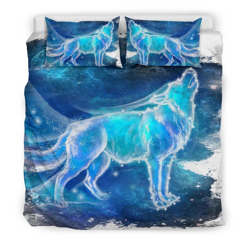 the spirit howling wolf bedding set bedroom decor 6448