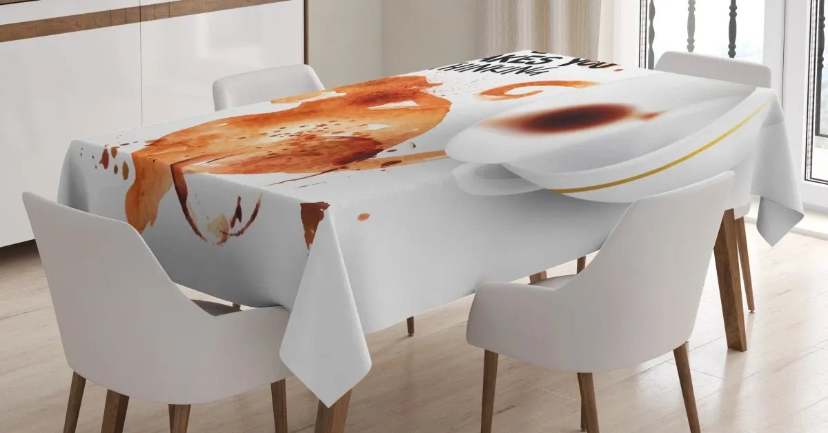 thinking monkey fun 3d printed tablecloth table decor 5354