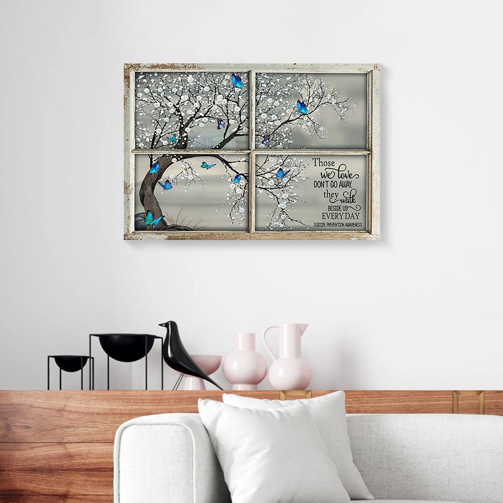 Those We Love Don'T Go Away Butterfly Canvas Prints - Wall Art Decor those we love dont go away butterfly canvas prints wall art decor 6487