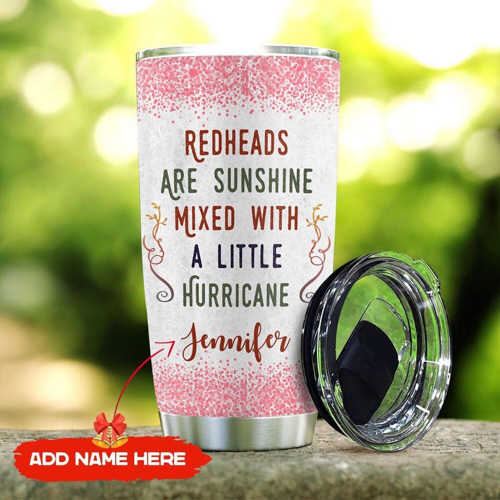 Three Sides Of A Readhead Personalized Stainless Steel Tumbler three sides of a readhead personalized stainless steel tumbler 3167