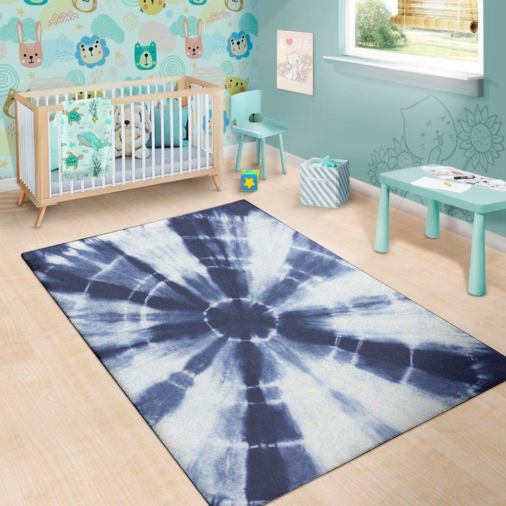 tie dye shibori print area rug floor decor 2998