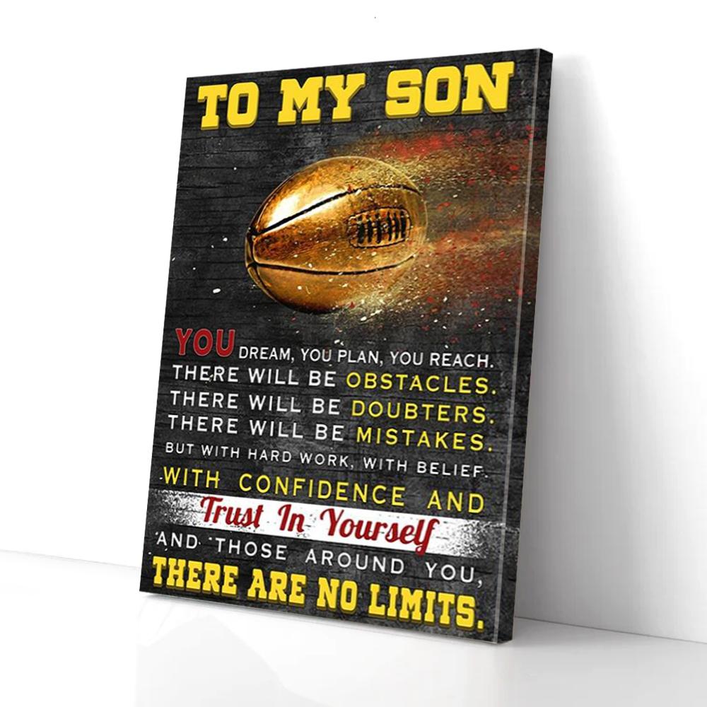 to my son rugby canvas prints wall art decor 5398